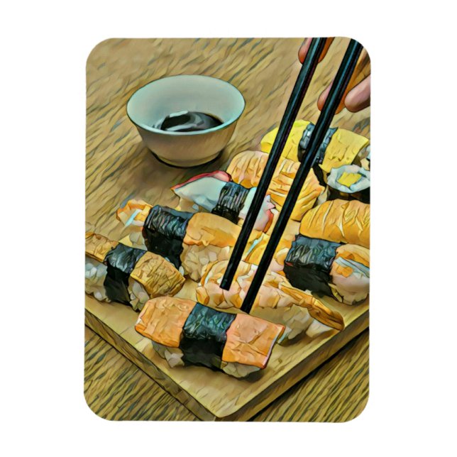 Japanese art lover magnet (Vertical)