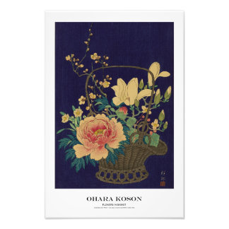Japanese Art Print - Ohara Koson - Flowers