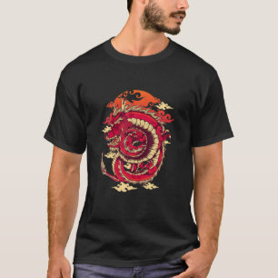 Japanese Artwork Dragon Traditional Art Irezumi Re T-Shirt