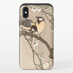 Japanese Asian Bird Chickadee Songbird iPhone X Slider Case