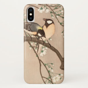Japanese Asian Ohara Koson Bird Chickadee Songbird Case-Mate iPhone Case