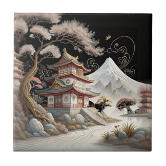 Japanese assent house tile