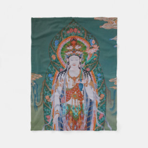 Japanese Avalokiteshvara Fleece Blanket