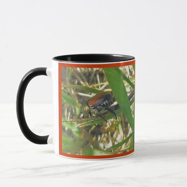 Japanese Beetle Mug (Left)