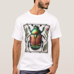 Japanese beetle painting 110924IREF232 - Watercolo T-Shirt<br><div class="desc">Japanese beetle painting 110924IREF232 - Watercolor by John Pintow - Explore the beauty of wildlife with this exquisite watercolor art collection. Each artwork captures the vibrant essence of various animals and insects, showcasing detailed textures and rich colors. Ideal for those who cherish nature's artistry.</div>