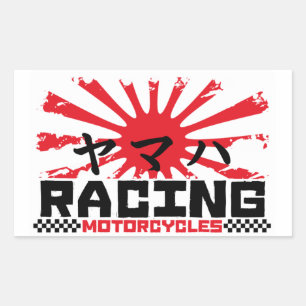 Japanese bikes riders sticker