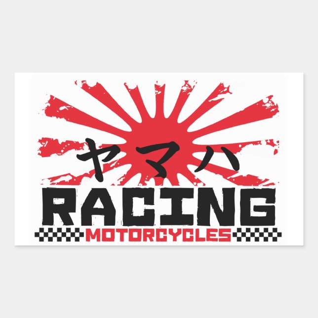 Japanese bikes riders sticker (Front)