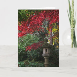 Japanese bird feeder card