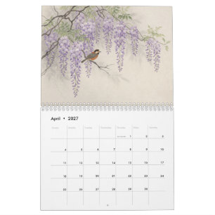 JAPANESE BIRDS & BLOSSOMS CALENDAR
