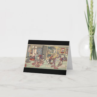 Japanese birth ceremony - notecard