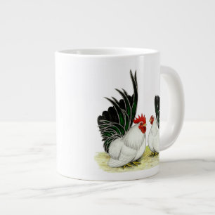 Japanese Blacktail Bantams Large Coffee Mug