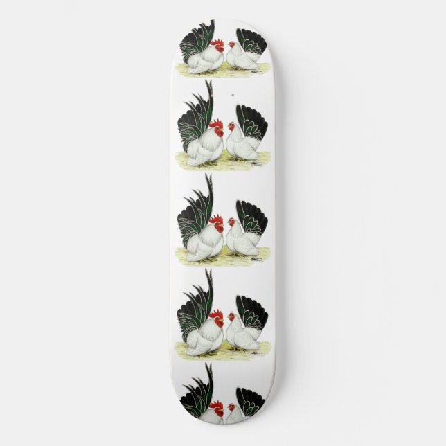 Japanese Blacktail Bantams Skateboard (Front)