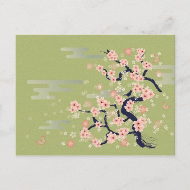 JAPANESE Blossom Postcard (Front)
