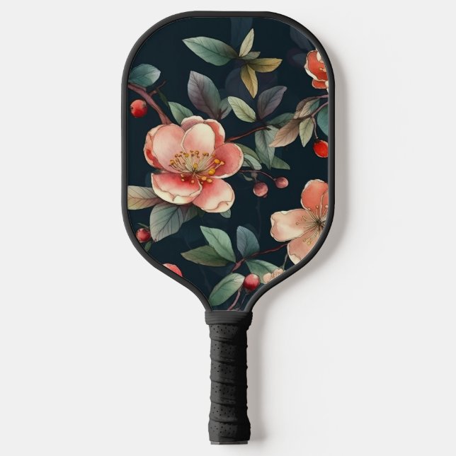 Japanese Blossoms Pickleball Paddle (Front)