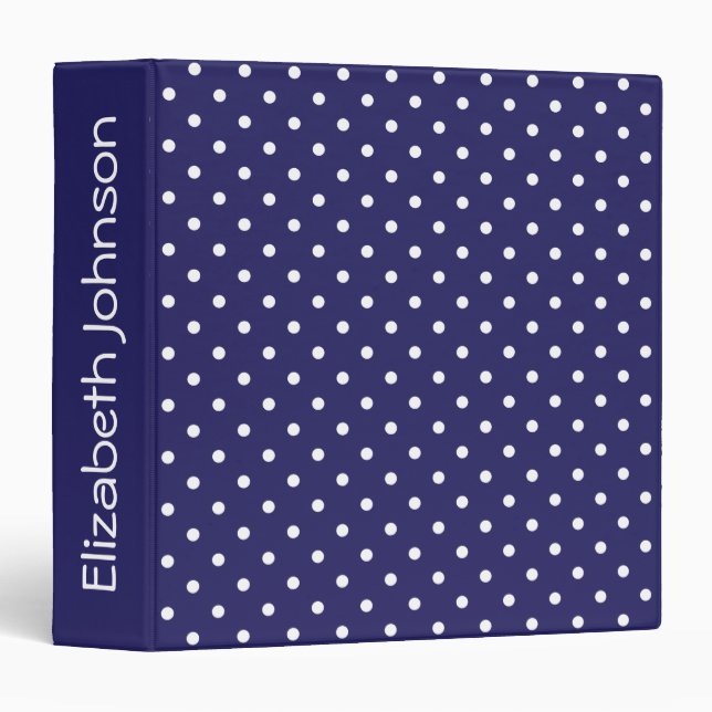 Japanese Blue 3 Ring Binder (Front/Spine)