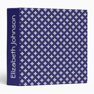 Japanese Blue 3 Ring Binder