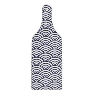 Japanese Blue Waves Seigaiha Sea Cutting Board