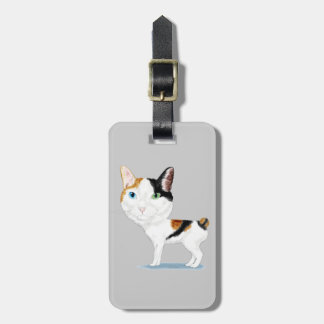 Japanese Bobtail Caricature Luggage Tag