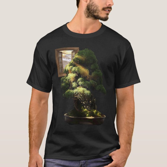Japanese Bonsai Tree T-Shirt (Front)