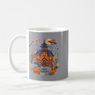 Japanese Boo Pumpkin Halloween Coffee Mug