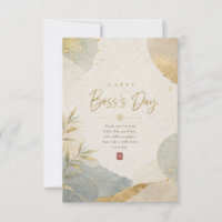 Japanese Boss’s Day Thank You Card