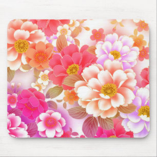 Japanese Bouquet Mouse Pad