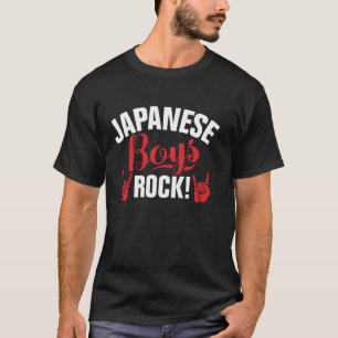 Japanese Boys Rock Japanese Long Sleeve T Shirt