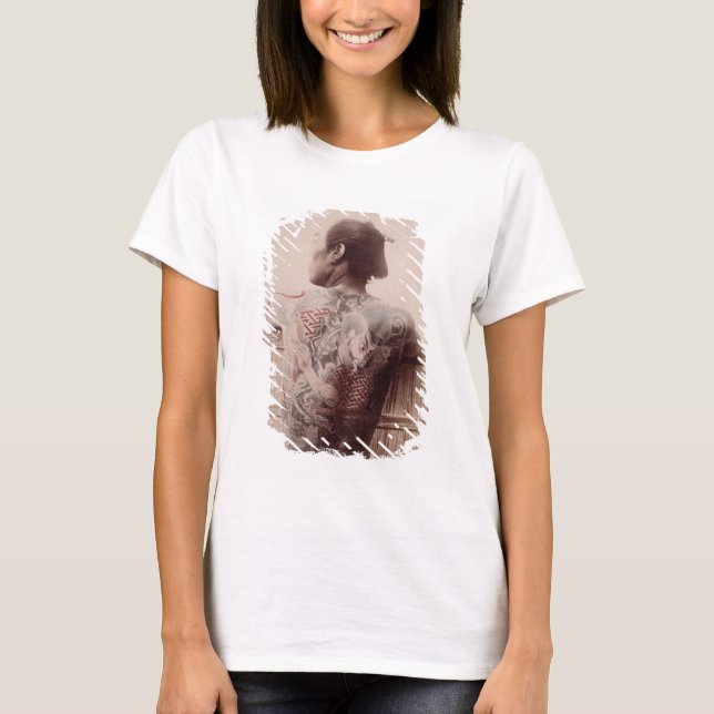 Japanese Bridegroom's Tattoos, c.1880 (photo) T-Shirt (Front)