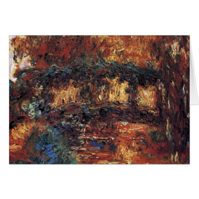 Japanese Bridge by Claude Monet, Vintage Fine Art (Front Horizontal)
