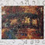 Japanese Bridge by Claude Monet, Vintage Fine Art Jigsaw Puzzle<br><div class="desc">Japanese Bridge (1919-1924) by Claude Monet is a vintage impressionism fine art nature painting in warms tones of a beautiful autumn evening. Part of a series of Japanese footbridge paintings that Monet painted in his spring flower gardens in Giverny, France. About the artist: Claude Monet (1840-1926) was a founder of...</div>