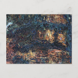 Japanese Bridge by Claude Monet, Vintage Fine Art Postcard