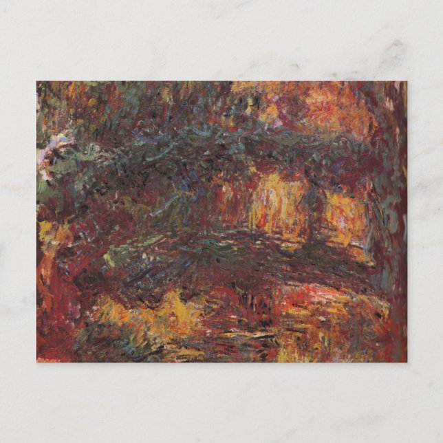Japanese Bridge - Claude Monet - c1920 Postcard (Front)