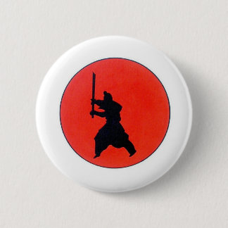 Japanese Bushido 6 Cm Round Badge 2 Inch Round Button