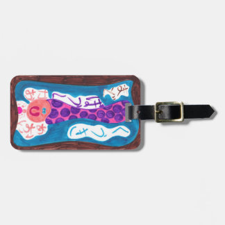 Japanese Cartoon Plane Luggage Tag