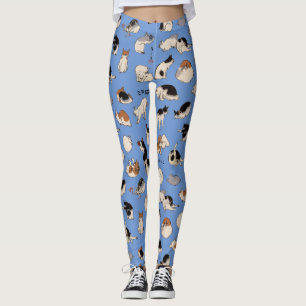 Japanese Cats (Colour Chengeable ) Leggings