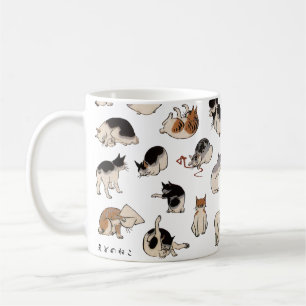 Japanese Cats, Hiroshige, Ukiyo-e Coffee Mug