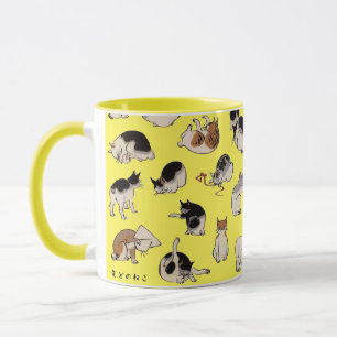 Japanese Cats, Hiroshige, Ukiyo-e Mug