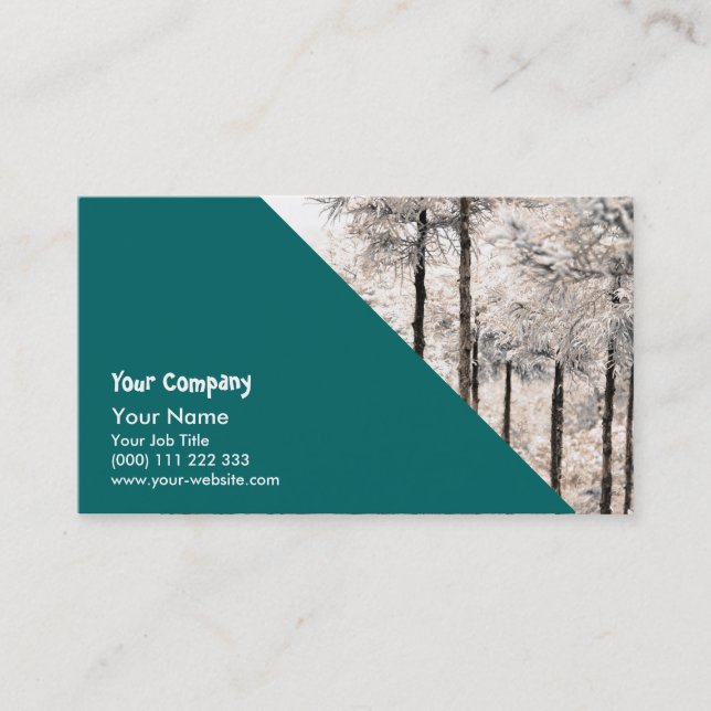 Japanese Cedar woods Business Card (Front)