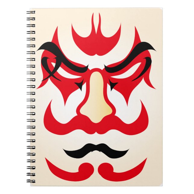 Japanese charm∣Traditional Kabuki Theatre Makeup Notebook (Front)