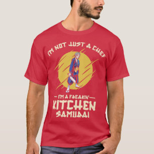 Japanese Chef Japan Samurai Cooking Cooks Meals Cu T-Shirt
