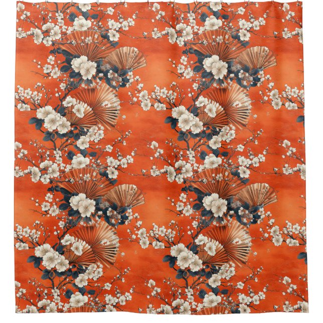 Japanese Cherry Blossom Fan Pattern (1) (Front)