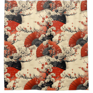 Japanese Cherry Blossom Fan Pattern (5)