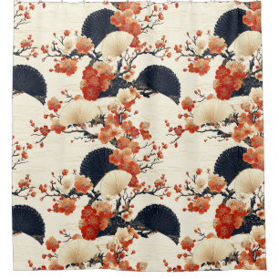Japanese Cherry Blossom Fan Pattern (6)