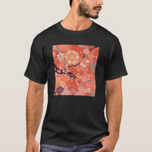 Japanese Cherry Blossom Flower Pink Sakura Floral T-Shirt
