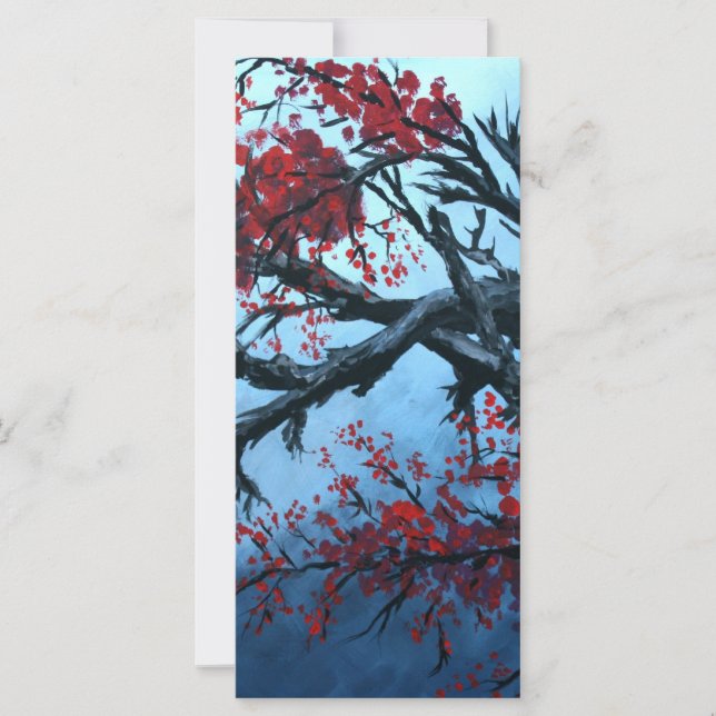 japanese cherry blossom flower tree  oriental art (Front)