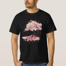 Japanese Cherry Blossom Sakura Tree Watercolor Art