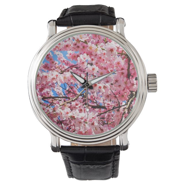 Japanese Cherry Blossoms   Watch (Front)