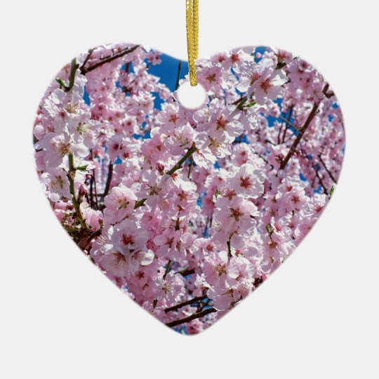 Japanese cherry Flower Ceramic Ornament