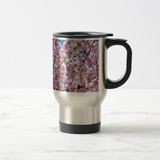 Japanese cherry Flower Travel Mug