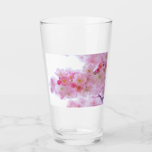 Japanese Cherry Tree Blossom Glass (Front)
